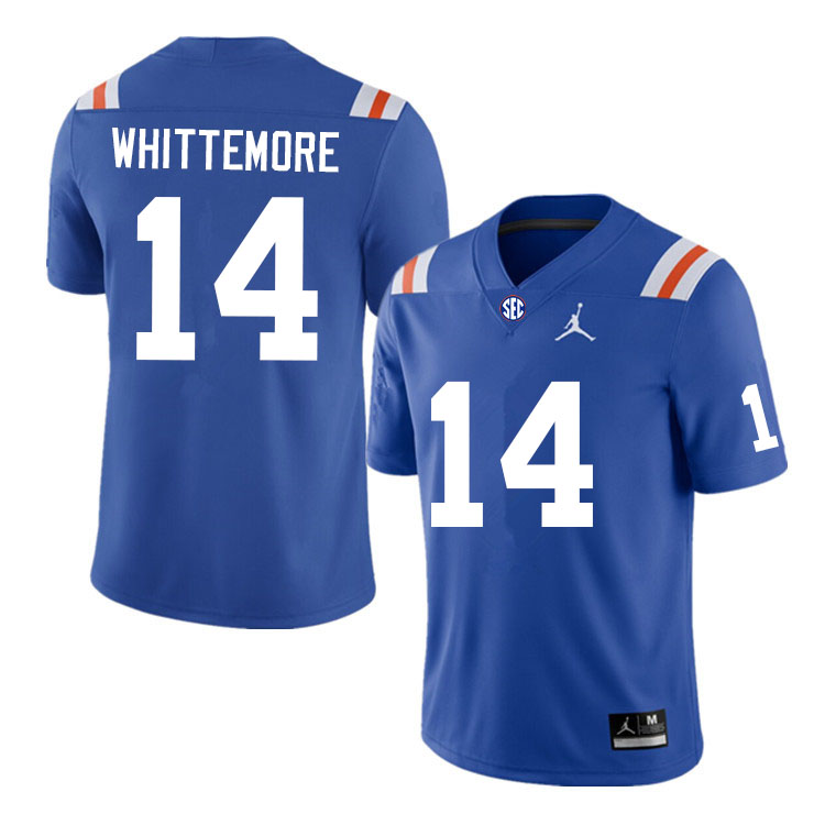 Men #14 Trent Whittemore Florida Gators College Football Jerseys Sale-Throwback